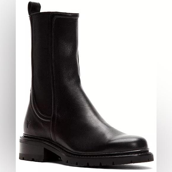 Frye Shoes - FryeWomen's Samantha Moto Lug Sole Chelsea Booties Sz 9M NEW